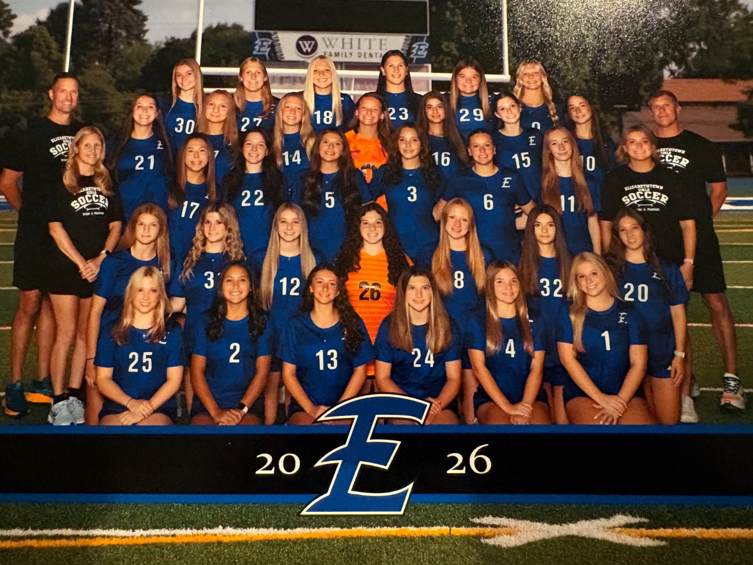 Elizabethtown team photo Elizabethtown team photo